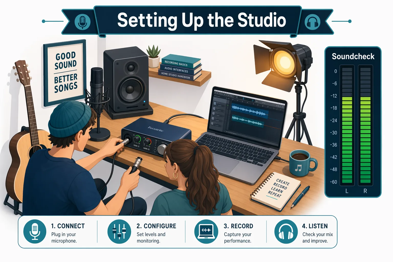 Setting up the studio analogy for GitHub Copilot app setup
